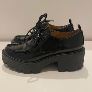 Sam Edelman Monna Lace Up Lug Sole Loafer